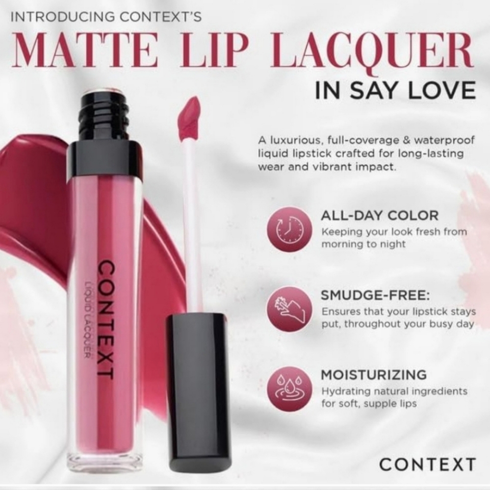 Context Liquid Lip Lacquer in Tears Are Falling Brand New In Box